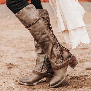 Freebird by Steven Coal Boots in Stone